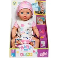 Zapf Creation® Anziehpuppe BABY Born Lena 36 cm Babypuppe Puppe Accessoires & Strampler ab 1 Jahr