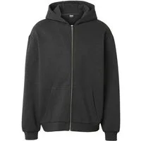 URBAN CLASSICS Strickpullover Urban Classics Fluffy Zip Cardigan (1-tlg)