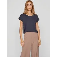 Vila Rundhalsshirt VIDREAMERS NEW PURE T-SHIRT/SU-NOOS Baumwollmischung, regular fit