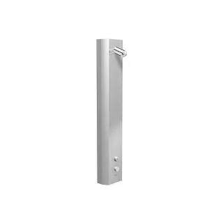 Schell Linus Vorwand-Duschpaneel 008250899 Alu-eloxiert, Thermostat, Desinfektion, Aerosolarm, DK