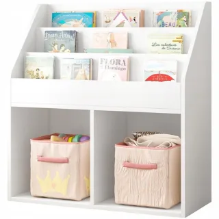Timetrade Bücherregal,, Weiß, Holzwerkstoff, 73x80x30 cm, Wohnzimmer, Regale, Bücherregale