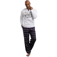H.I.S Pyjama (2 tlg., 1 Stück) mit Flanellhose
