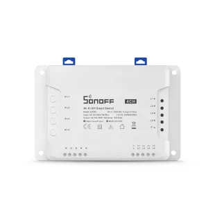 SONOFF 4CHR3 AC100-240V 50/60Hz 10A 2200W 4 Gang WiFi DIY Smart Switch Inching Self-Locking Interlock 3 Working Mode APP