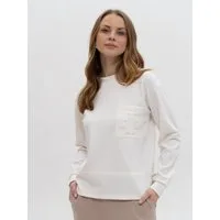 Passioni Sweatshirt mit Brusttasche 3D Aufdruck