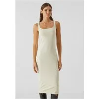 URBAN CLASSICS Sweatkleid Ladies Basic Long Cotton Jersey Dress Kleid Damen