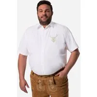 Men Plus Kurzarmhemd Trachtenhemd Halbarm Kentkragen Comfort Fit