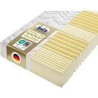 Kaltschaummatratze Luxus-Matratze – GOLD Kaltschaummatratze für hohe Belastbarkeit, Beco, 23 cm hoch, Hohe Tragkraft, Klimakomfort, Wendematratze, ideal auch 140x200