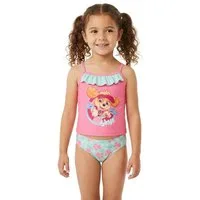 PAW PATROL Badeanzug Paw Patrol Mädchen Badeanzug Schwimmanzug (2-St)