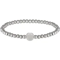 Kim Johanson Armband Essence aus Edelstahl (1-tlg), Zugarmband mit 4 mm Perlen, Geschenk, Unisex