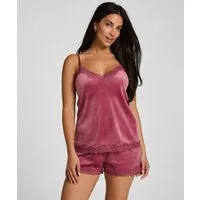 Hunkemöller Pyjama Short Velours Lace