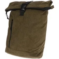 Christian Wippermann Cityrucksack Großer moderner Damen Rollup Rucksack CordTasche (einzeln, 1-tlg), Fahrradrucksack Kurier Rollup Bag