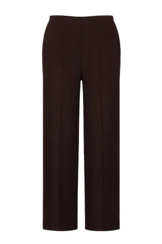 signe nature - Hose mit weitem Bein braun - Gr. - 34