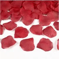 partydeco Streudeko 100 Rosenblätter aus Stoff – Ø 5 cm