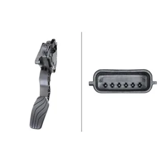 Hella Sensor f?r Fahrpedalstellung Nissan Qashqai X-Trail 6PV009978-791