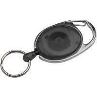 Macma Schlüsselanhänger Schlüsselanhänger mit Karabiner und ausziehbarem Schlüsselring / Farbe