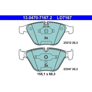 ATE Ceramic Bremsbel?ge vorne BMW 5 6 7