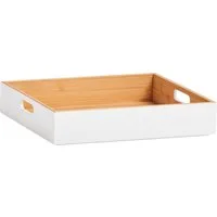 Zeller Present Tablett, Bambus, (1-tlg), auch als Aufbewahrungskiste geeignet