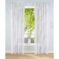 OTTO home Gardine Dimona (2 St), Kräuselband, transparent, Voile, 2er-Set, Bestseller, Polyester, Wellen