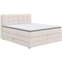 COTTA Boxspringbett Fort II, in verschiedenen Breiten erhältlich - auch als Familienbett!, inkl. Bettkasten und Topper