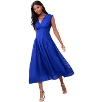 LIPSY Maxikleid Lipsy Maxikleid mit V-Ausschnitt, Kurzgröße (1-tlg)