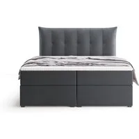 Labett Boxspringbett mit Bettkasten & H3/H4 Matratze PREMIUM 10, 160x200 180x200 200x200 (2 Bettkästen, Topper), 7-Zonen Taschenfederkernmatratze H3 oder H4
