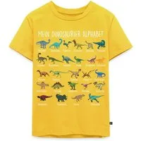 Spreadshirt T-Shirt Dinosaurier Alphabet Einschulung Kinder Premium T-Shirt (1-tlg)