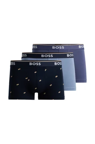 BOSS Menswear Black - Trunk 3P Power Desig patterned - Gr. - S