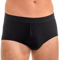 HERMKO Slip Briefs mit Eingriff,Bio-Baumwolle, breiter Weichbund, körpernah, große Größen
