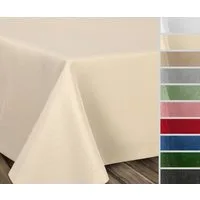 Beautex Tischdecke Fleckenabweisende bügelfreie Tischdecke mit Lotuseffekt, Leinenoptik (1-tlg)