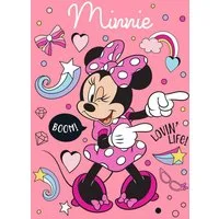 Kinderdecke Minnie Mouse Babydecke Fleecdecke 100 x 140 cm, Disney