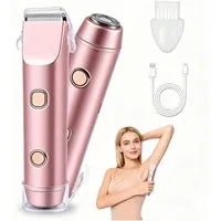 inschimmer Epilierer Rasierer Damen 2-in-1 Elektrischer Bikini Trimmer IPX7 Wasserdicht