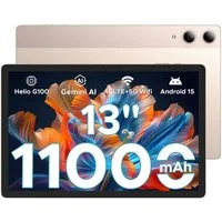 DOOGEE DOOGEE Tab E3 Pro 13 Zoll Tablet mit SIM Card Slot Android 15 Tablet (13", 256 GB, Android 15, 4G, 8 GB+256 GB/2TB TF, 11000mAh 18W, FHD+ 90Hz/Face ID/OTG/GPS)