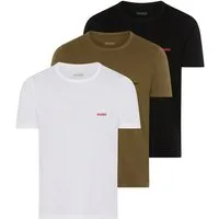 HUGO T-Shirt RN TRIPL (Packung, 3-tlg) mit Rundhalsausschnitt