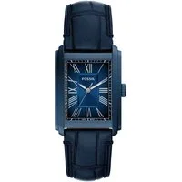 Fossil Quarzuhr Carraway FS6170, Armbanduhr, Herrenuhr, Lederarmband, analog
