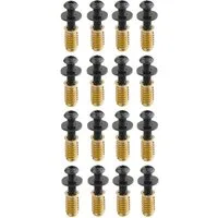 SO-TECH® Montagezubehör Schraubenset mit Gewinde-/Einschraubmuffen & Unterlegscheibe (1 St., je 16 Stück), Schrauben M8 x 30mm, Einschraubmuffen M8 x 24mm für Tischges