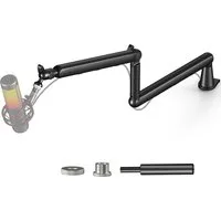 TUWENA Mikrofon-Halterung Mikrofon Arm, Low Profile Mikrofon Ständer,Verstellbar Mikrofonständer, (Für Blue Yeti,SoloCast,Elgato Wave,Broadcast,Studio Programm Aufnahme)