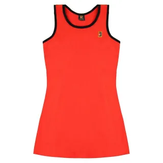 Nike Dri-Fit ärmellose Crew Hals Red Damen Sportkleid 240606 605
