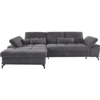 OTTO home Ecksofa Costello L-Form, B: 301 cm mit Sitztiefen-, Armteilverstellung &, 3 Nierenkissen, optional Bettfunktion & Bettkasten