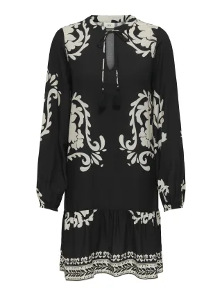 JDY - JDYMAGGIE LIFE 3/4 DRESS WVN black - Gr. - S