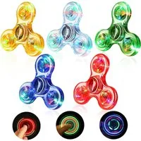 FELIXLEO Fidget Spinner 5er Fidget Spinner Set LED Leuchtende Kinder Spielzeug