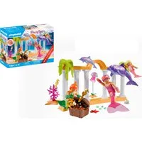 Playmobil® Meerjungfrauen-Schatz mit Delfinen (71861), Princess Magic Konstruktions-Spielset, (49 St), Made in Europe