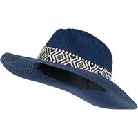 styleBREAKER Sonnenhut Panama Strohhut Hutband Azteken Muster (1-St)