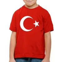 style3 T-Shirt Türkei Turkey Türkiye Flagge istanbul Flag Mond Stern rot erdogan