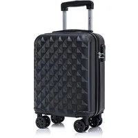 YONSLY Hartschalen-Trolley Reisekoffer Trolley Hartschalenkoffer Rollkoffer mit 4 Rollen, 4 Rollen, ABS und Aluminium, Zahlenschloss, 360°-Doppelrollen, Gummigriff