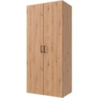 Wimex Kleiderschrank Mugano,in 3 Breiten, 2 Tiefen, viele Farben, Made in Germany (in Basic oder Premium Ausstattung) mit kurzen Griffen aus Metall