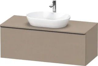 Duravit D-Neo Konsolenwaschtischunterbau wandhängend Leinen Matt 1200x550x459 mm - DE49490BD750000 DE49490BD750000
