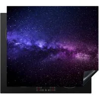 MuchoWow Herd-Abdeckplatte Sternenhimmel - Nacht - Weltraum, Vinyl, (1 tlg), Abdeckplatte für Ceranfeld, Herd Inductionsmatte, 57.6x51.6 cm