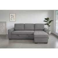 Trends by HG Ecksofa Poll L-Form, B: 245 cm, mit Bettfunktion & Bettkasten