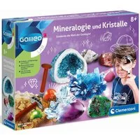 Clementoni® Experimentierkasten Galileo, Mineralogie und Kristalle, Made in Europe