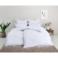 OTTO home Bettwäsche Violetta in Gr. 135x200 oder 155x220 cm, Renforcé, 2 teilig, Bettwäsche aus Baumwolle, romantische Bettwäsche mit Volants